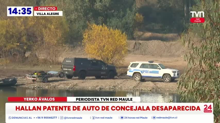 Confirman hallazgo de patente de concejala desaparecida en Villa Alegre