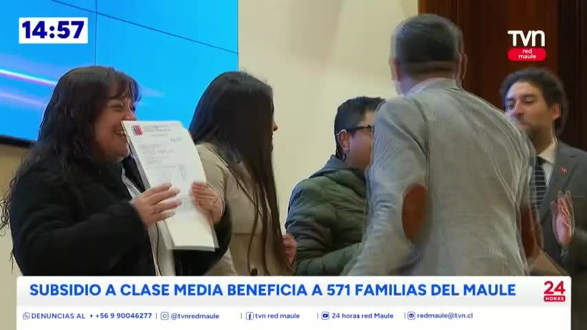 MINVU entregó certificados de subsidios a 229 familias de la provincia de Talca