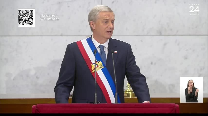 "Chile necesita volver a crecer urgentemente": Presidente Kast en Cuenta Pública