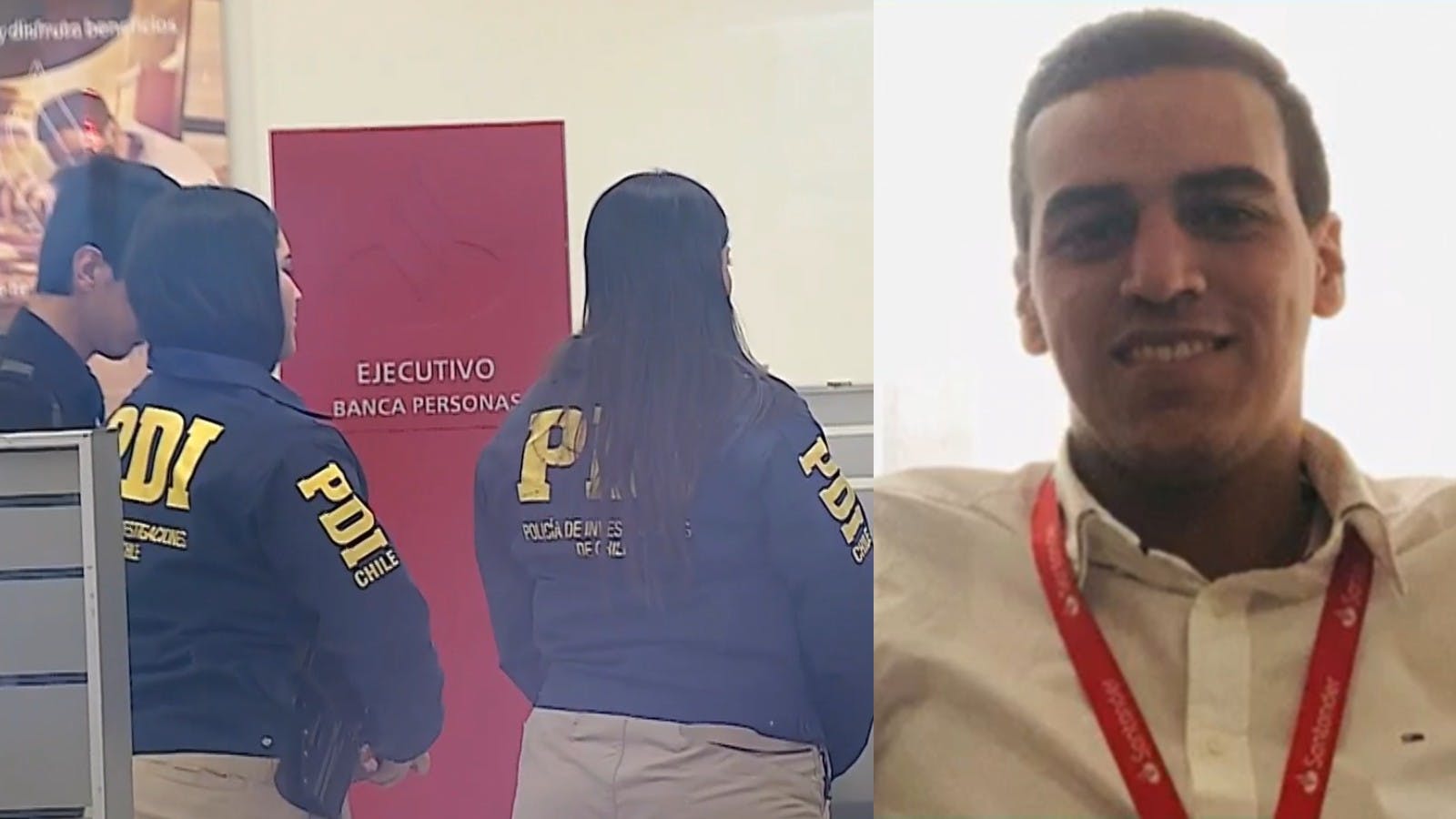 PDI allana Banco Santander: Detienen a ejecutivo venezolano vinculado al Tren de Aragua 
