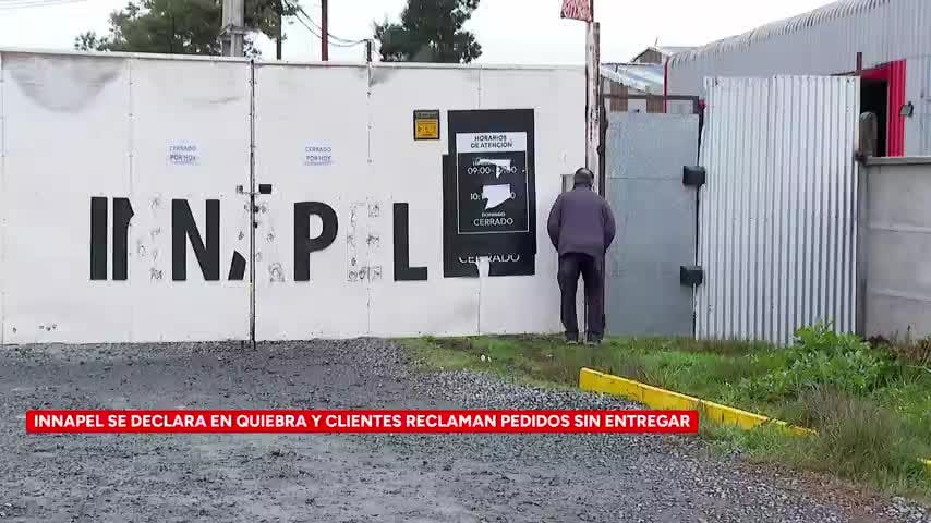 INNAPEL se declara en quiebra y clientes reclaman pedidos sin entregar