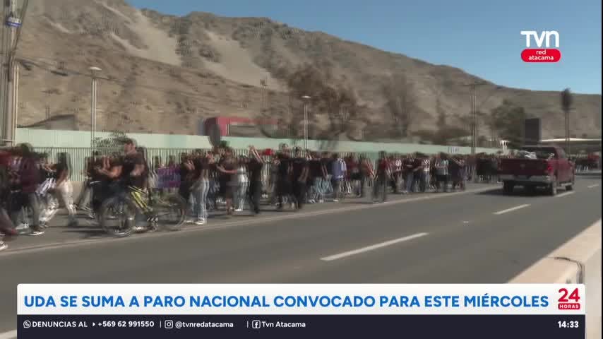 UDA se suma a paro nacional convocado para este miércoles