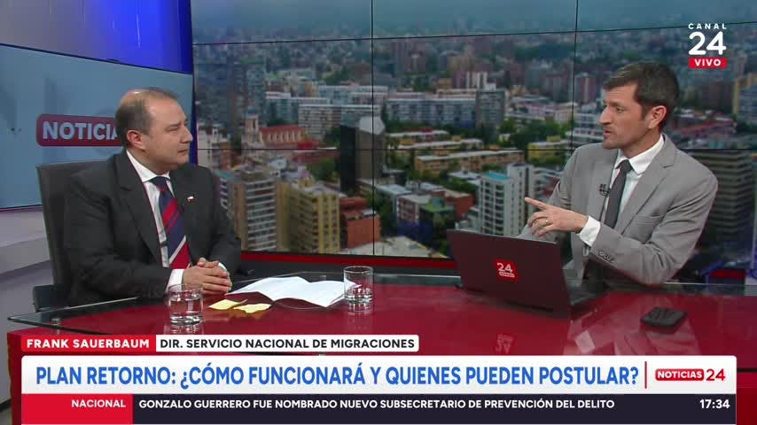 Sauerbaum y Plan Retorno: “No les va cambiar el estatus migratorio si entraron ilegales, aunque 50 abogados digan algo distinto”