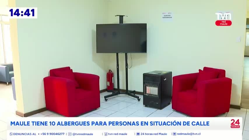 Maule tiene 10 albergues para personas en situación de calle