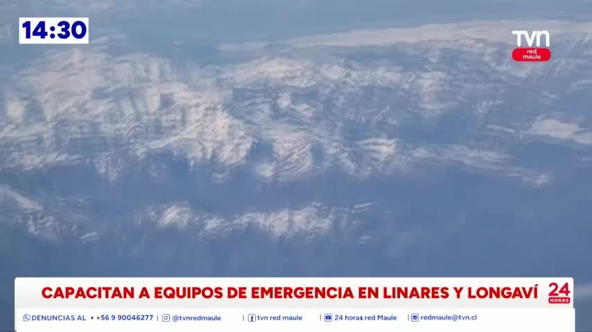 SERNAGEOMIN capacita a equipos de emergencia de Linares y Longaví