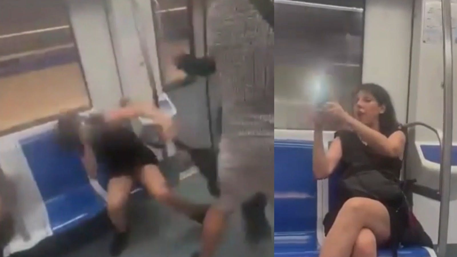Racista se encontró con una chilena: Mujer es golpeada por insultos en el metro de Barcelona