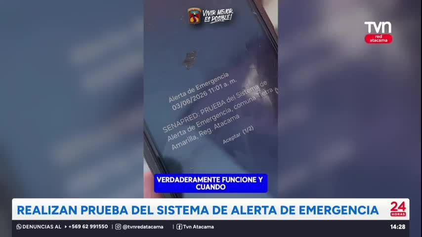 ¿Sonó la alerta en tu celular? Realizan Prueba del Sistema de Emergencia