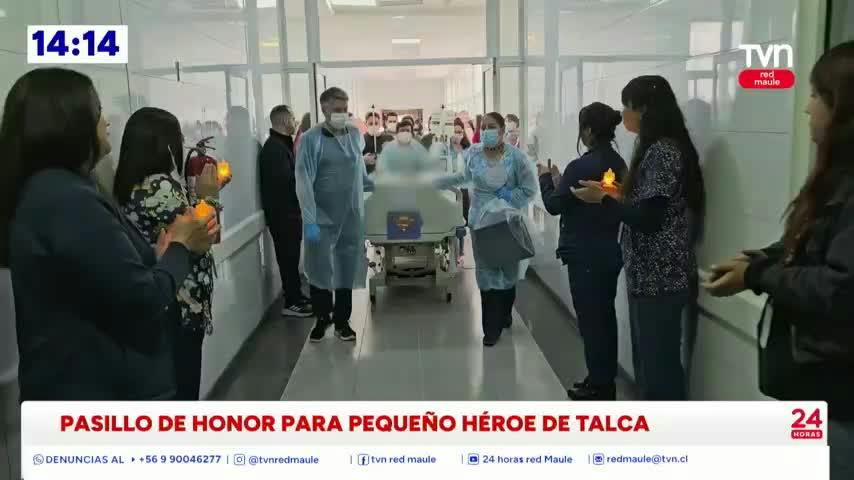 Personal del Hospital Regional realizó pasillo de honor a donante de órganos pediátrico