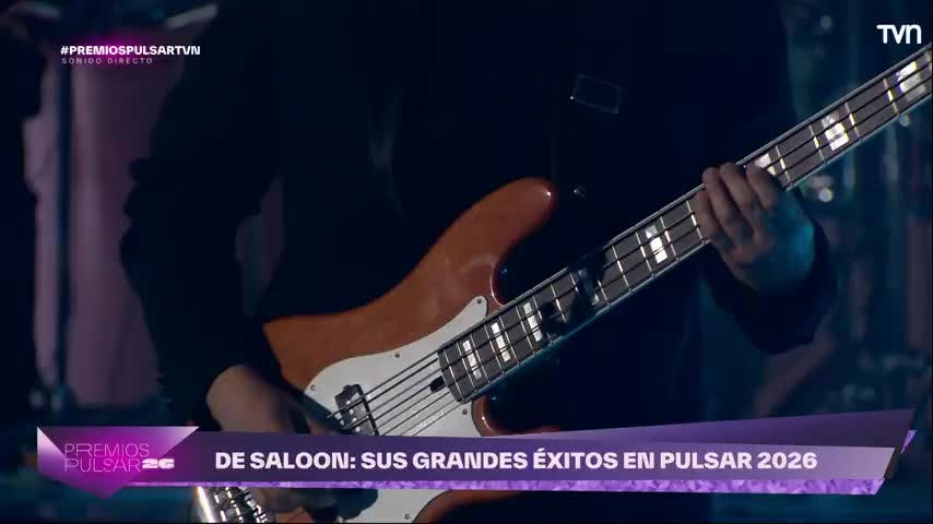 De Saloon trajo sus baladas y el rock alternativo a los Premios Pulsar 2026 