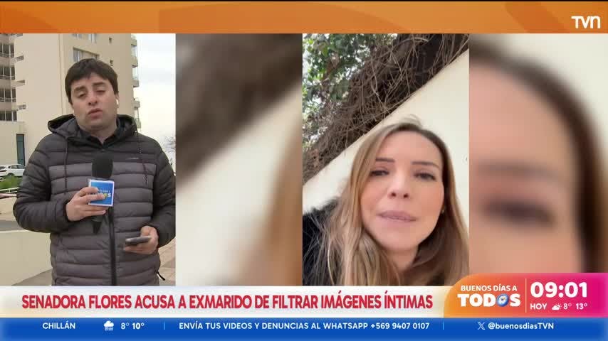 Camila Flores denuncia a su exesposo Percy Marín por filtración de fotos íntimas: "La justicia debe hacerse cargo"  Descripción: