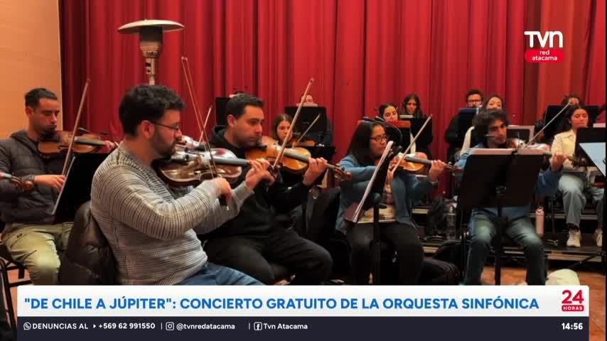 “De Chile a Júpiter”: Concierto gratuito de la Orquesta Sinfónica