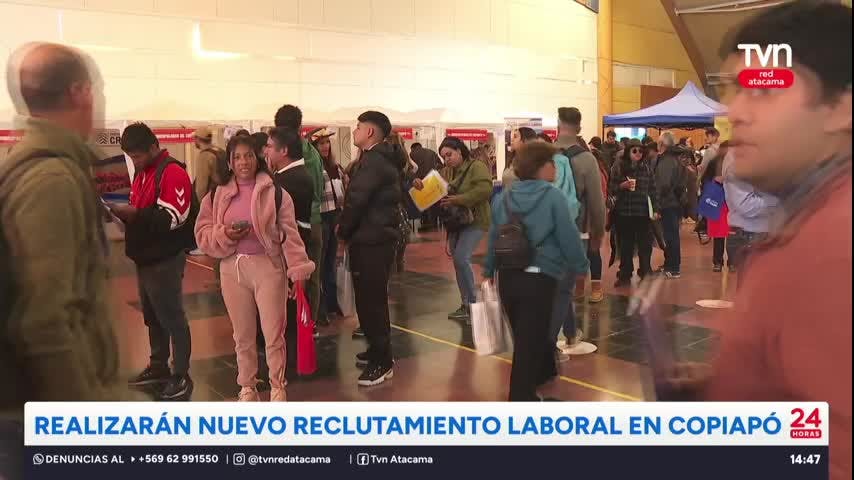Realizarán nuevo reclutamiento laboral en Copiapó