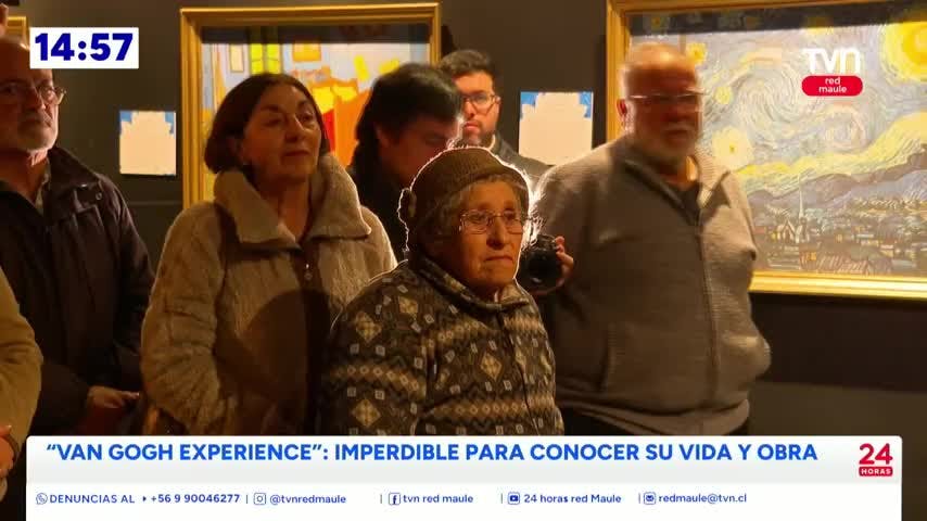 La experiencia Van Gogh llegó a Talca para ser disfrutada en familia