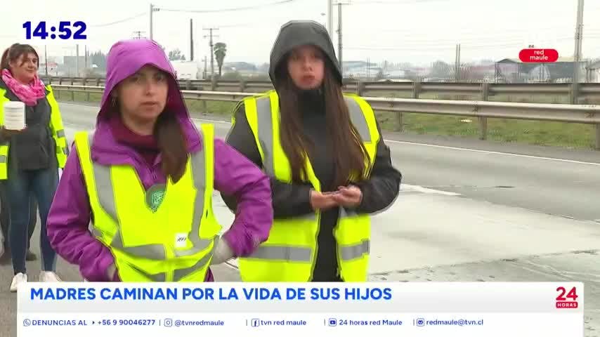 Madres emprenden caminata contra el tiempo por la vida de sus hijos