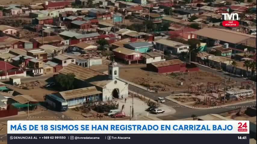 Más de 18 sismos se han registrado en Carrizal Bajo