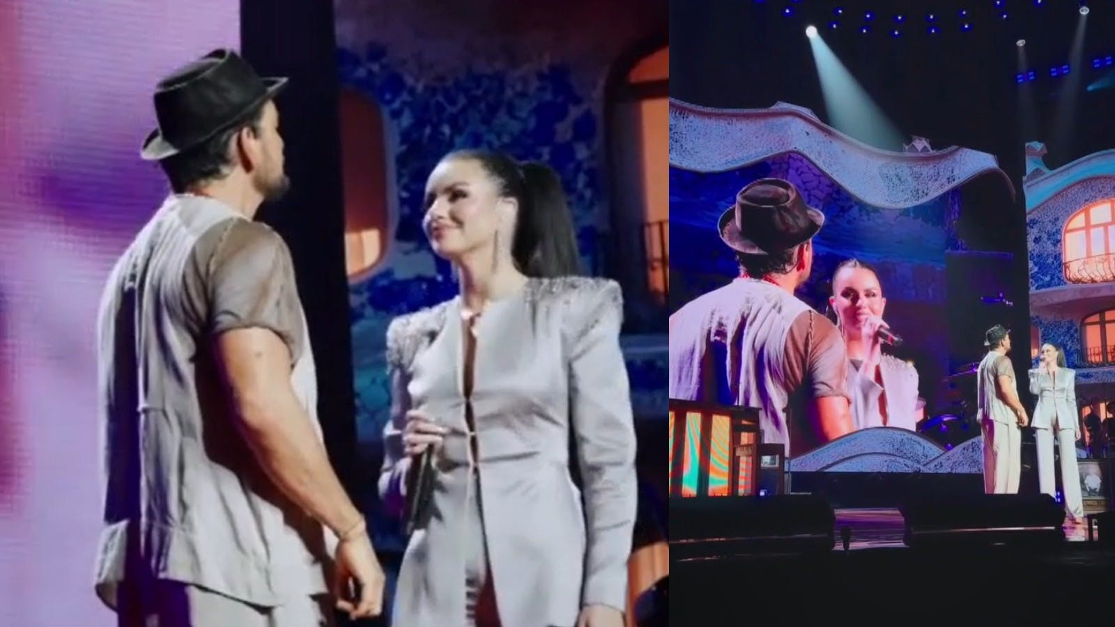Ricardo Arjona sorprende junto a Emilia Dides en uno de sus conciertos en Chile