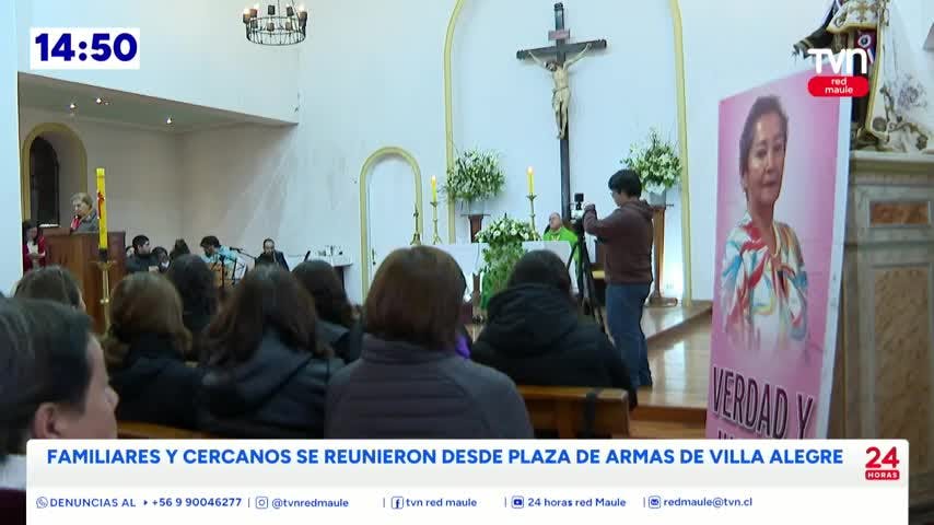 Con misa y velatón recuerdan que hace un año desapareció la concejala de Villa Alegre María Ignacia González 