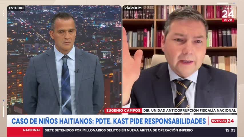 Fiscal Campos e ingreso masivo de niños haitianos en 2025: “Habría muchos de estos vuelos sin listado de pasajeros”