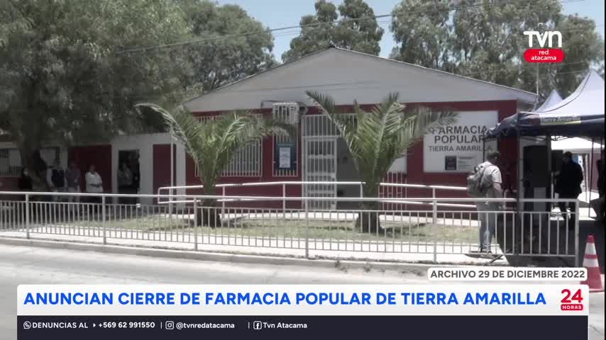Anuncian cierre de farmacia popular de Tierra  Amarilla