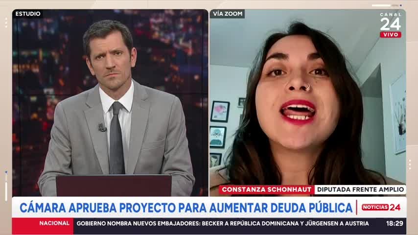Diputada Schonhaut y proyecto para aumentar la deuda fiscal: “Es una contradicción que no se sostiene”