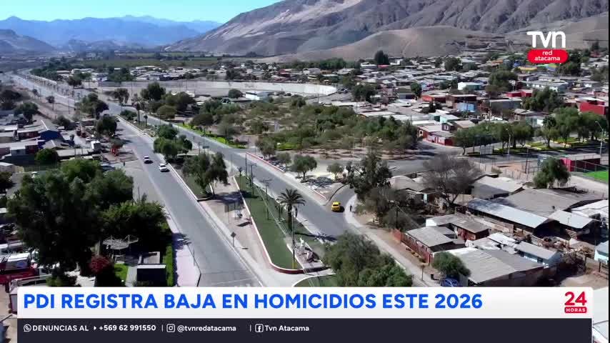 Atacama: en lo que va del 2026 se han registrado 2 homicidios