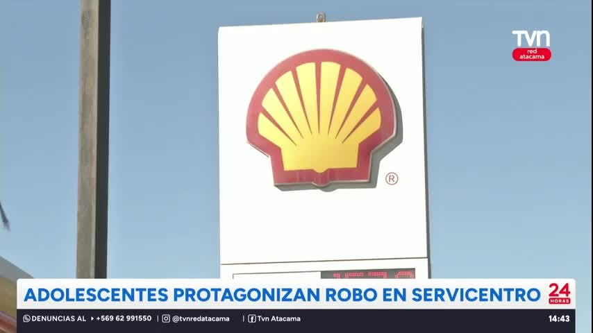 Adolescentes robaron en servicentro y huyeron en bus eléctrico