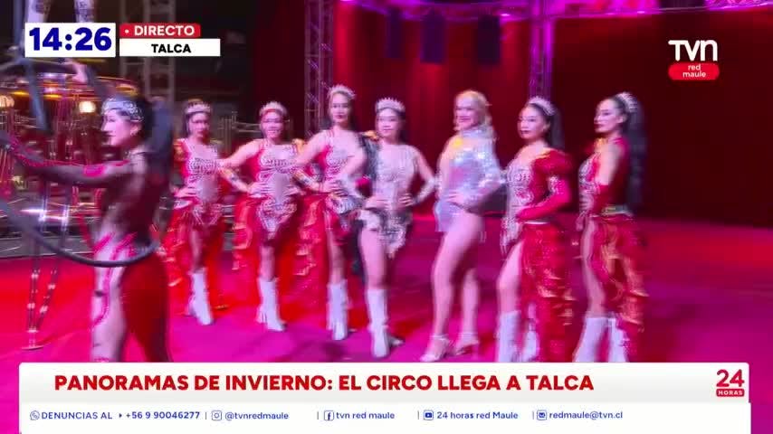 El circo se toma las vacaciones de invierno en Talca