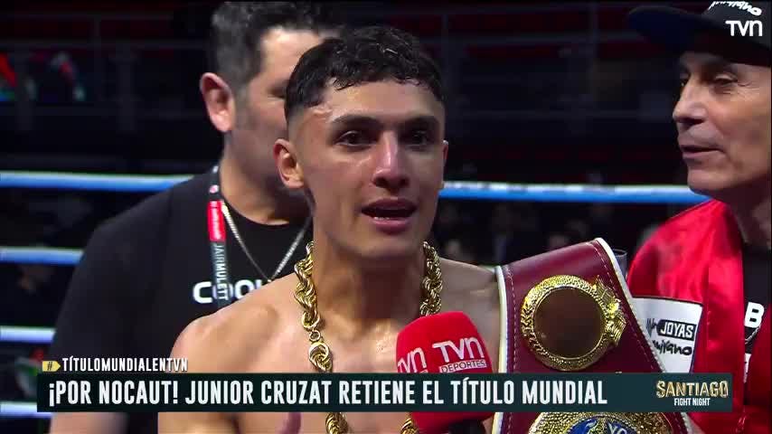 Junior Cruzat tras retener el título mundial: "Veníamos con una confianza muy alta"