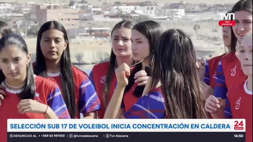 Selección Sub 17 de voleibol inicia concentración en Caldera