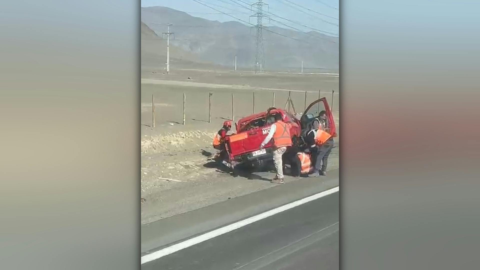 Conductor de una camioneta falleció en colisión frontal