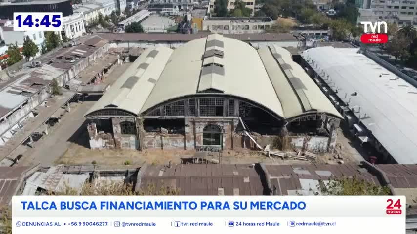 Talca busca financiamiento para reconstruir su Mercado Central