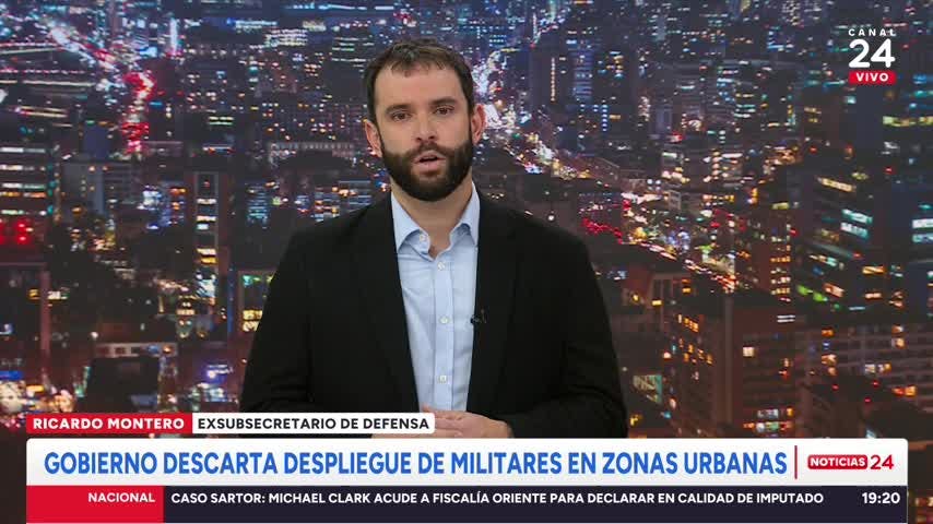 Exsubsecretario Montero y propuesta de despliegue militar en zonas urbanas: “La labor policial se deteriora cuando se produce estos fenómenos”