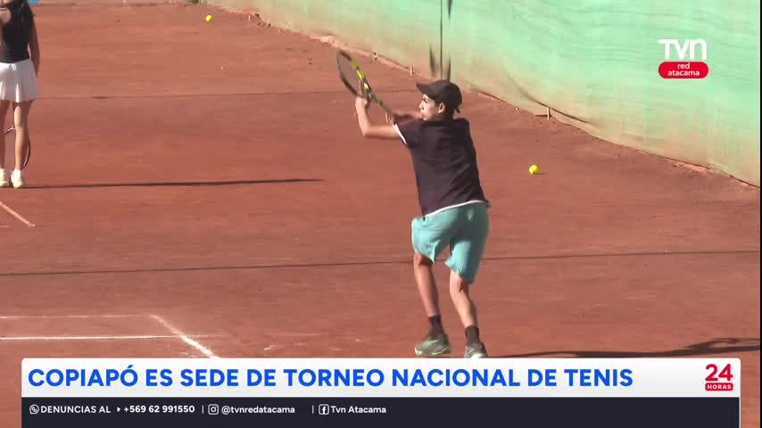 Copiapó es sede de torneo nacional de tenis