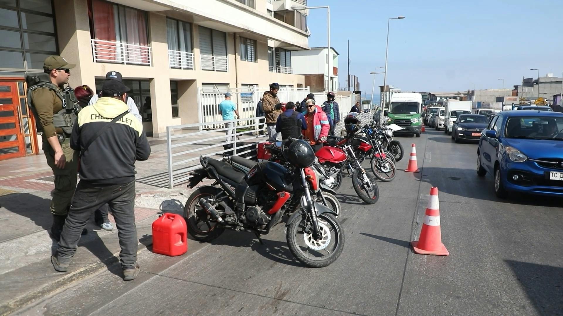 Doble operativo permite sacar de circulación 16 motos