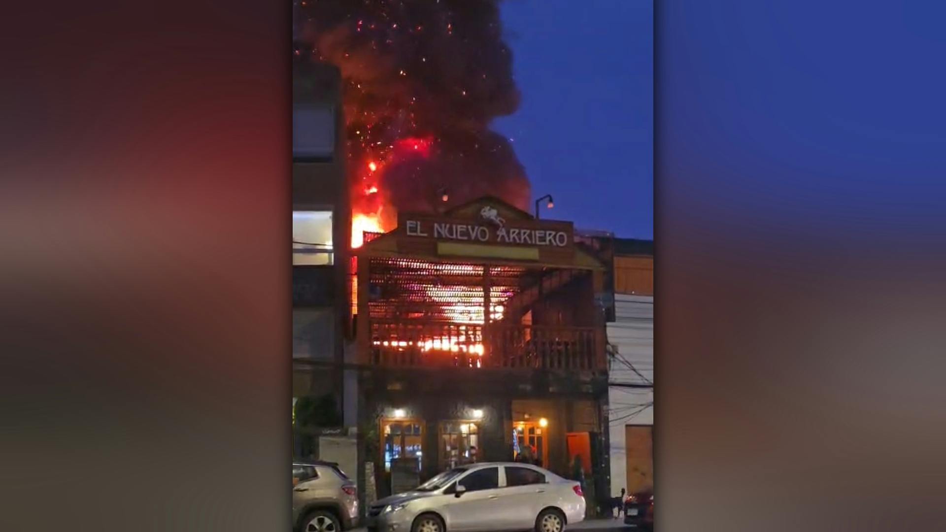 Incendio afectó a restaurante en la avenida Brasil