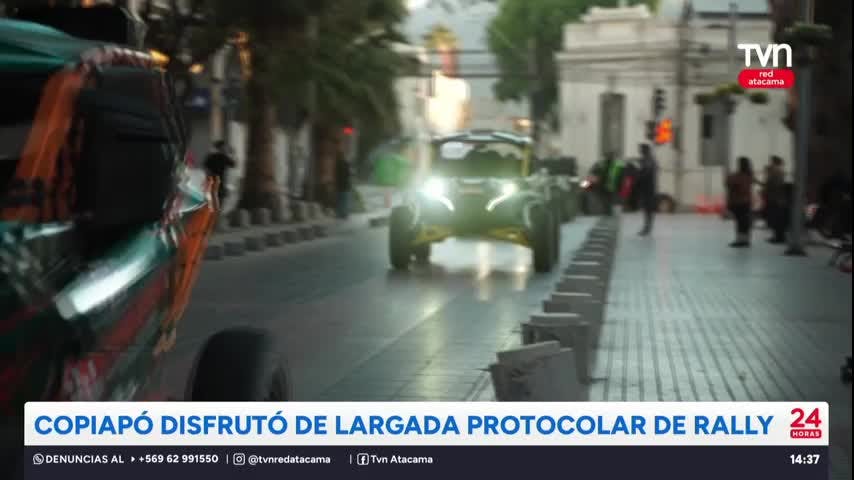 Copiapó disfrutó de largada protocolar de Rally