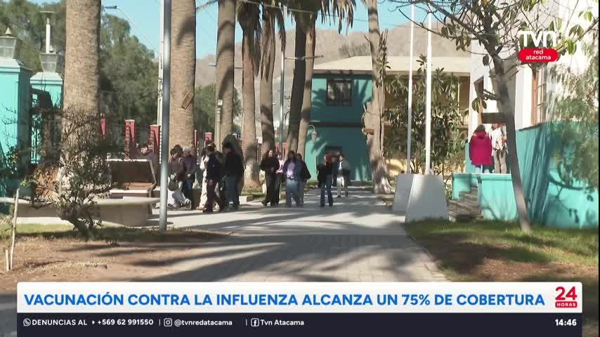 Atacama: Vacunación contra la influenza alcanza un 75% de cobertura