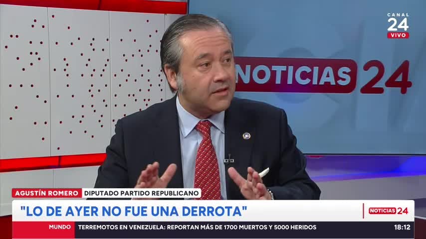 Diputado Romero y caída de AC contra Grau: “Habría querido otro resultado pero eso no significa que veré a Chile Vamos como enemigo”