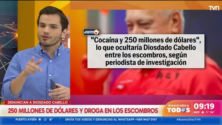 Denuncian a Diosdado Cabello: Investigación reveló posible ocultamiento de US$250 millones en escombros en Venezuela