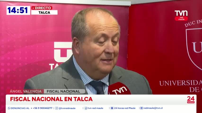 Fiscal Nacional abordó en Talca casos de alta connotación y desafíos del Sistema Procesal Penal