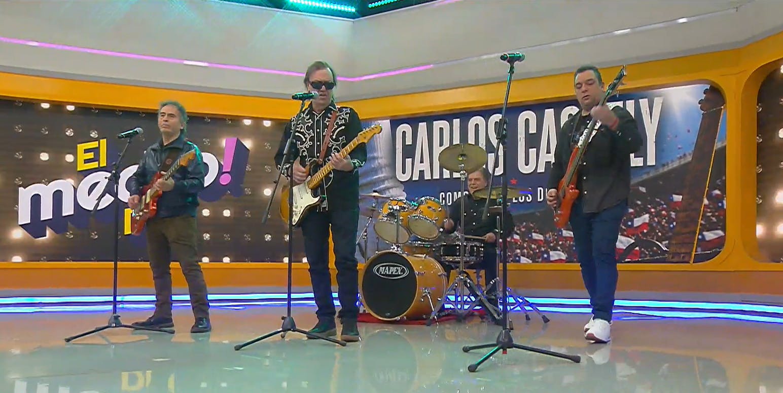 Música en vivo en "El Medio Día": Valija Diplomática y Jorge González rinden homenaje a Carlos Caszely