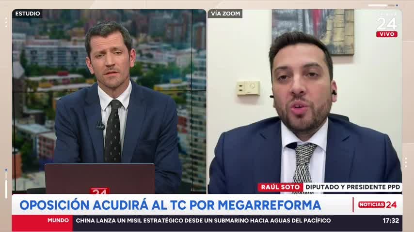 Diputado Soto y anuncios de sectores de oposición de llevar la megarreforma al TC: “Hay un desorden absoluto”