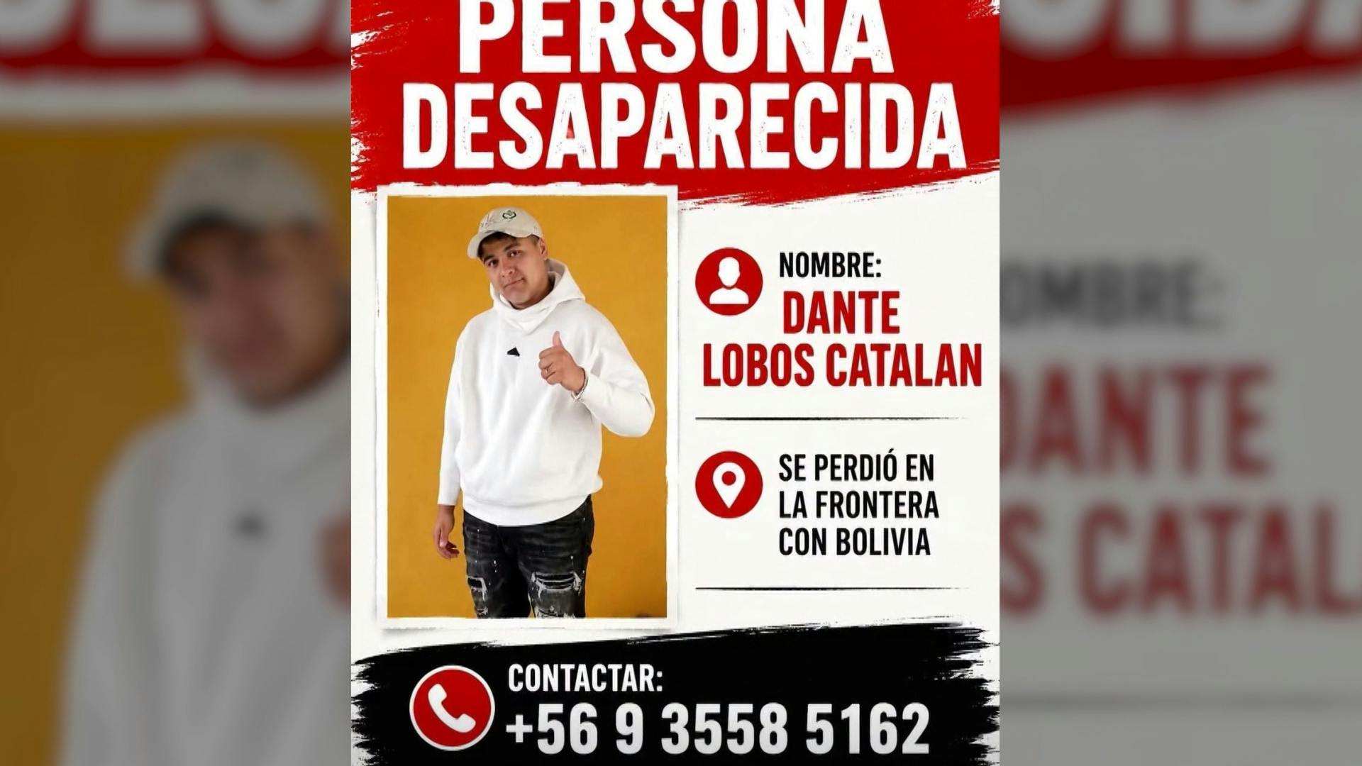 Búsqueda de joven extraviado en la frontera