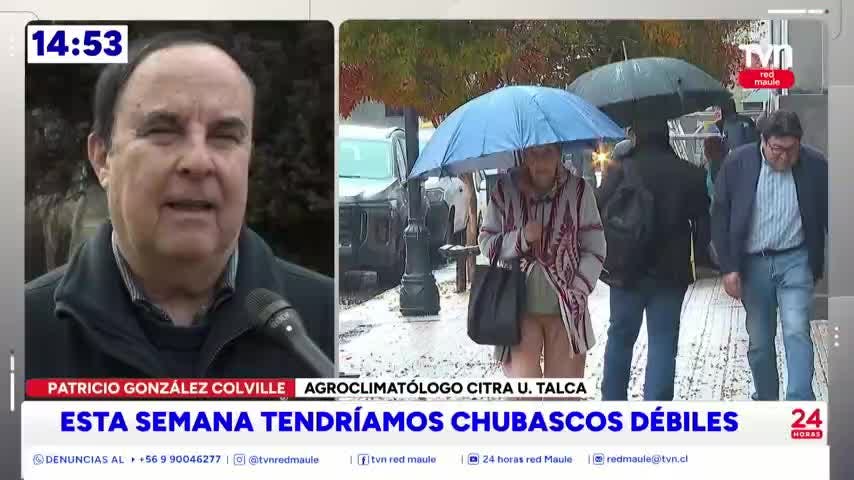 Chubascos débiles llegarán a la zona