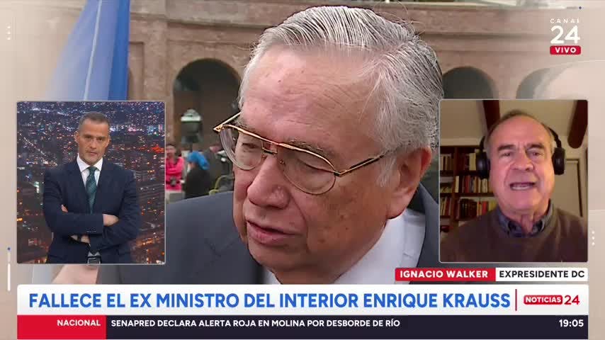Ignacio Walker y legado de Enrique Krauss: “Enfrentó una serie de situaciones muy complejas”