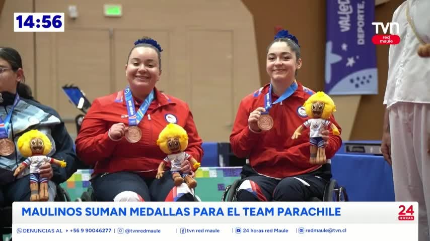 Maulinos logran medallas en Parasuramericano de Colombia