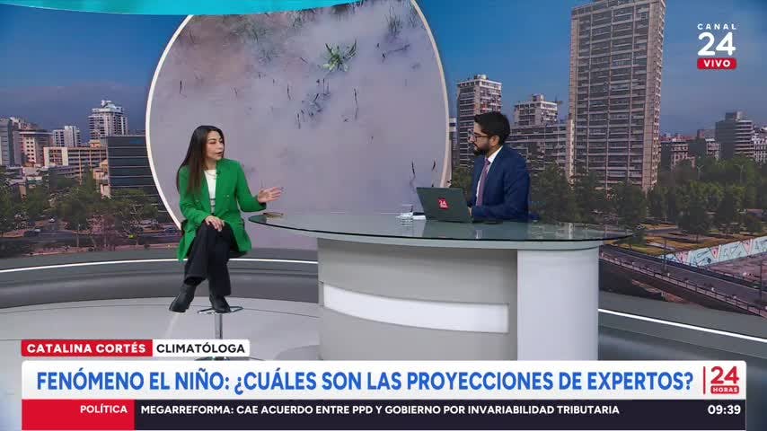 Climatóloga Catalina Cortés: "fenómeno de El Niño se extendería hasta otoño"