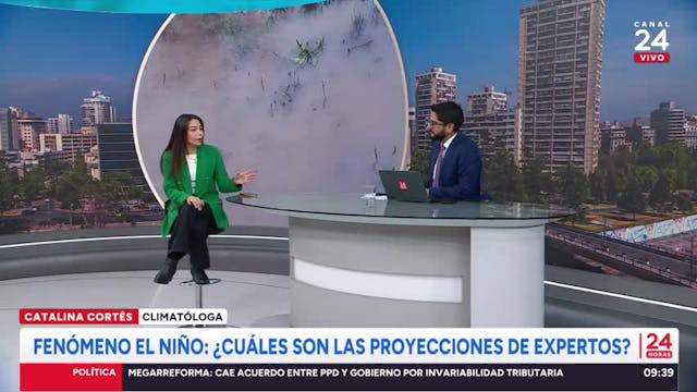 Climatóloga Catalina Cortés: "fenómeno de El Niño se extendería hasta otoño"