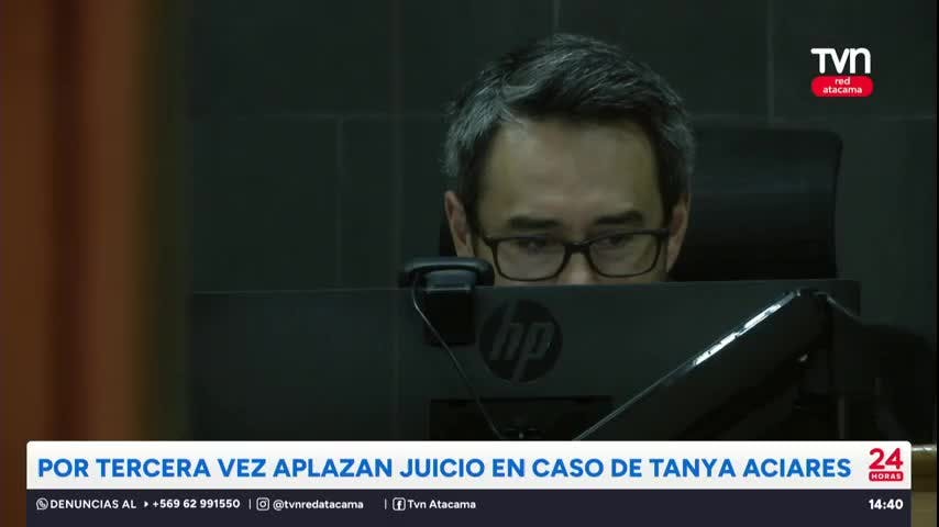Por tercera vez aplazan inicio juicio en caso de Tanya Aciares