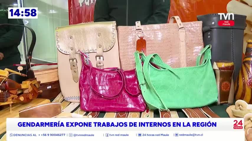 Gendarmería realizó expo reinserción social en Talca